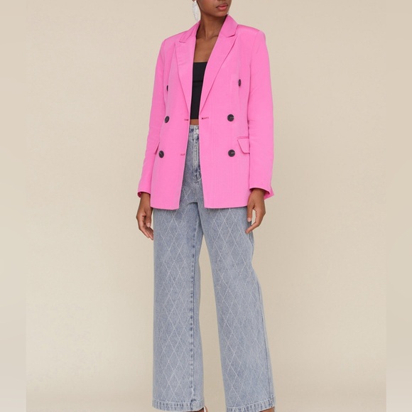 Aqua pink blazer - Picture 2 of 3